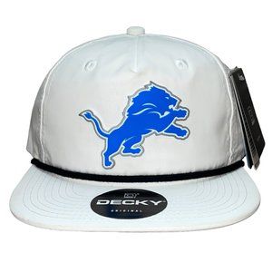 Detroit Lions 3D Classic Rope Hat- White/ Black
